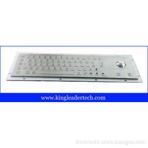 Rugged 65 keys industrial kiosk keyboard with short keys an